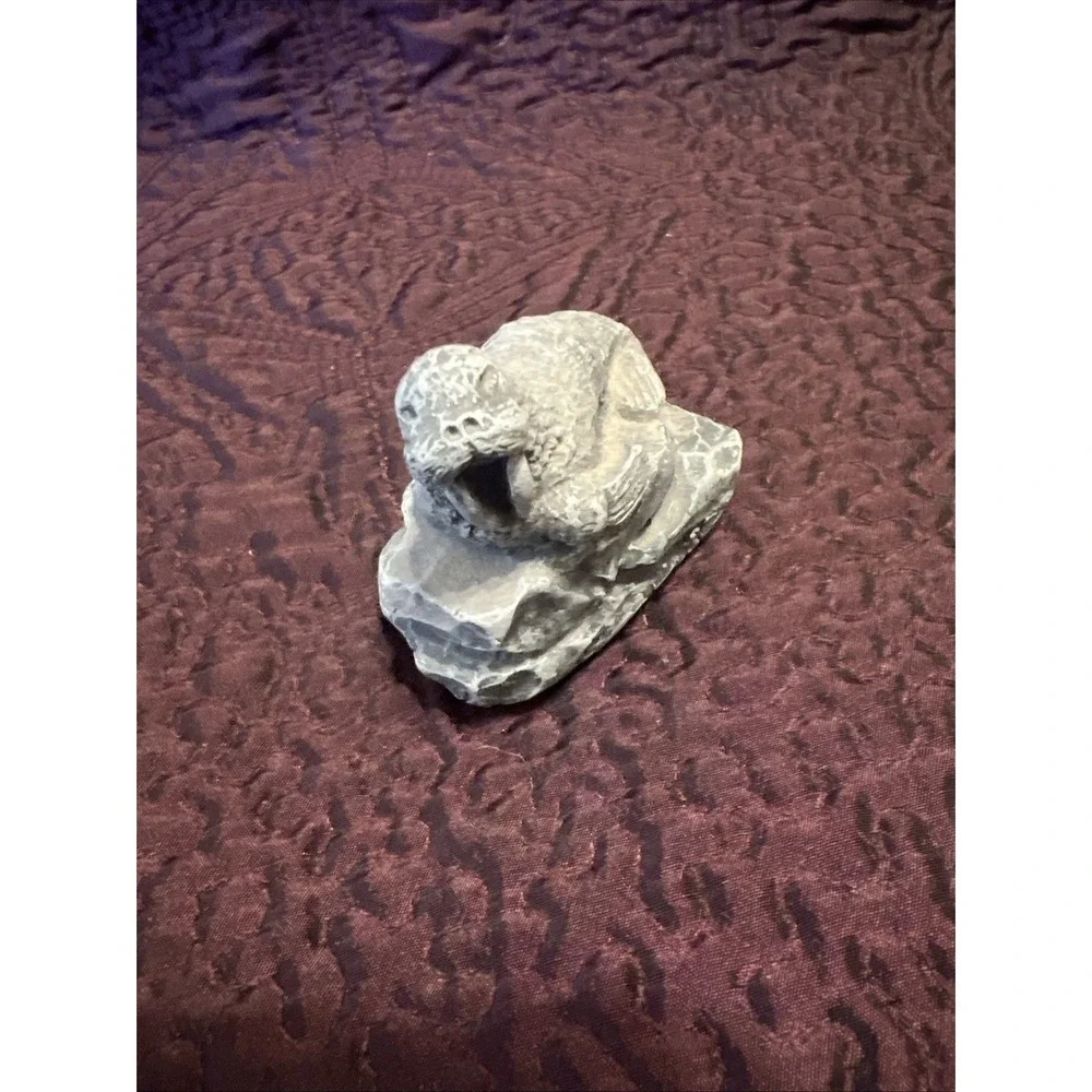 Glacial Soot Ice Age Sculptures Arctic Circle Enterprises Figurine Alaska Walrus